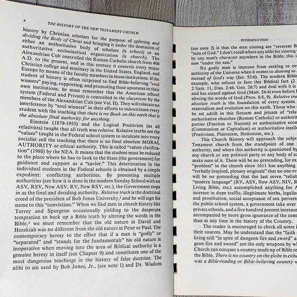 The history of the New Testament Church, volume one spiral bound vintage - Picture 9 of 11